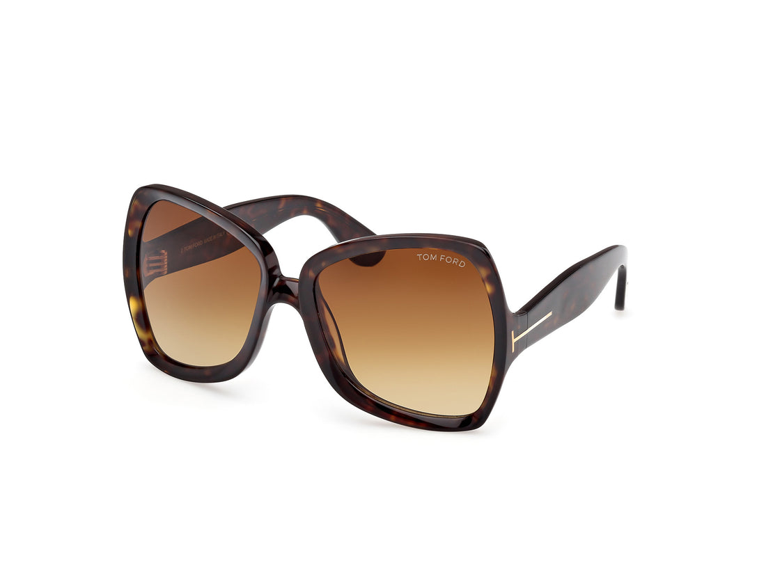 Occhiali da sole tom ford ft1222 jerry 52f havana butterfly femenino taglia 60mm - Vista principale