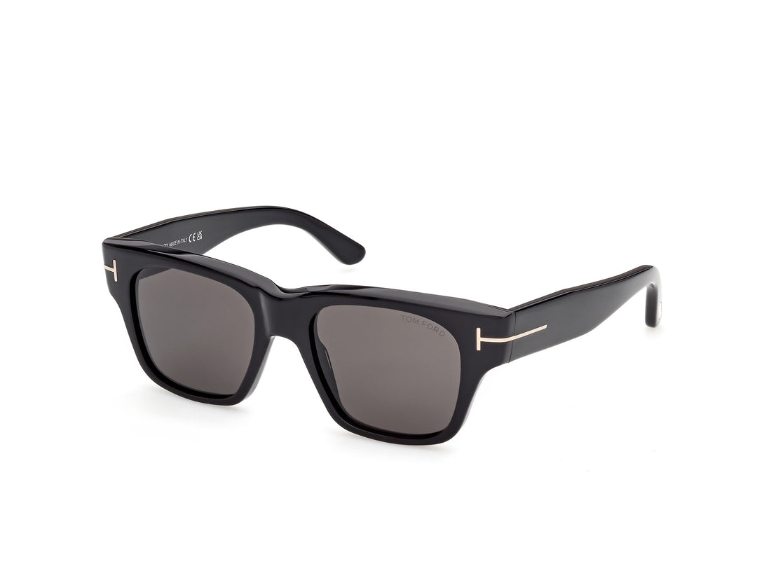 Gafas de sol tom ford ft1280 caine-02 01a negro square masculino talla 53mm - Vista principal