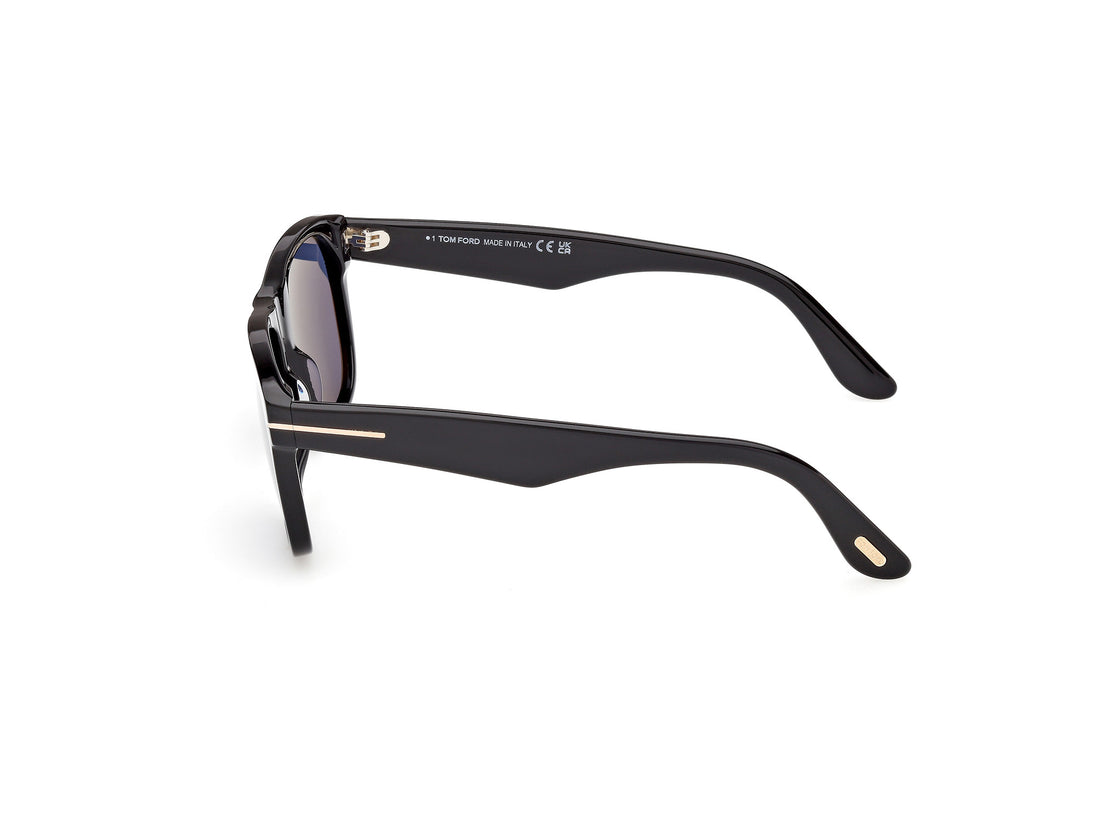 Gafas de sol tom ford ft1284 marlon-02 01v negro square masculino talla 55mm - Vista de detalle