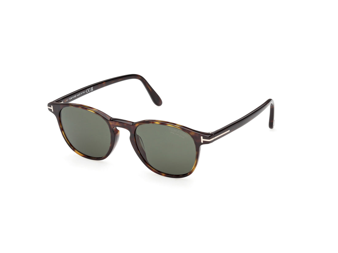 Sonnenbrillen tom ford ft1302 holt-02 52r havana round masculino größe 50mm - Hauptansicht
