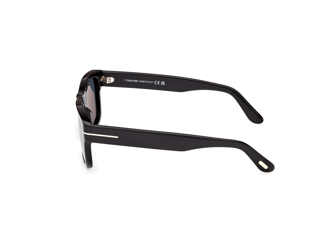Sonnenbrillen tom ford ft1303 smith-02 01d negro rectangular masculino größe 53mm - Detailansicht