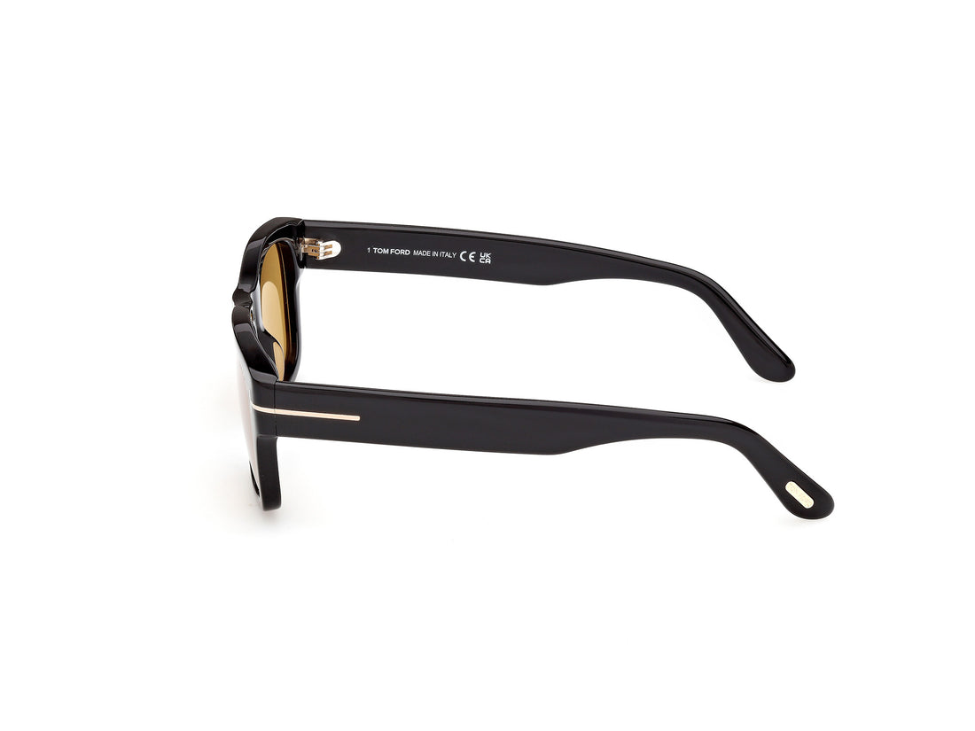 Sonnenbrillen tom ford ft1303 smith-02 01e negro rectangular masculino größe 53mm - Detailansicht