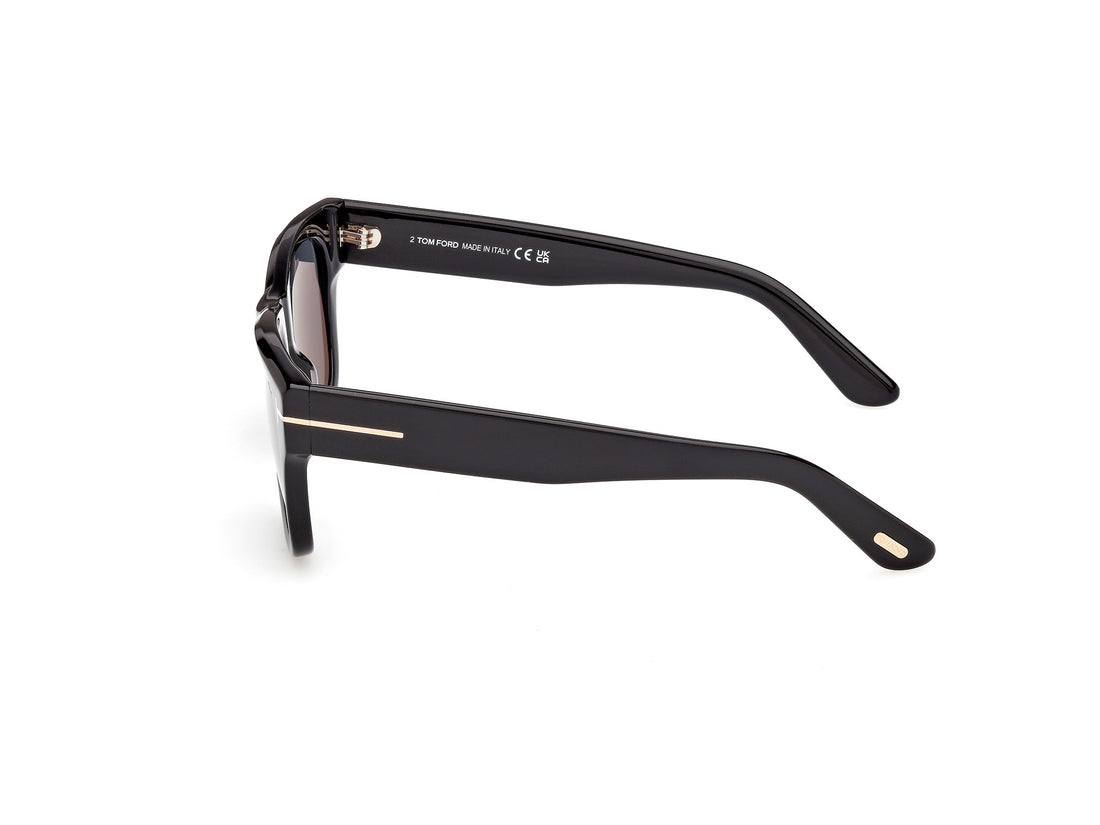 Gafas de sol tom ford ft1304 finn-02 01d negro square masculino talla 53mm - Vista de detalle