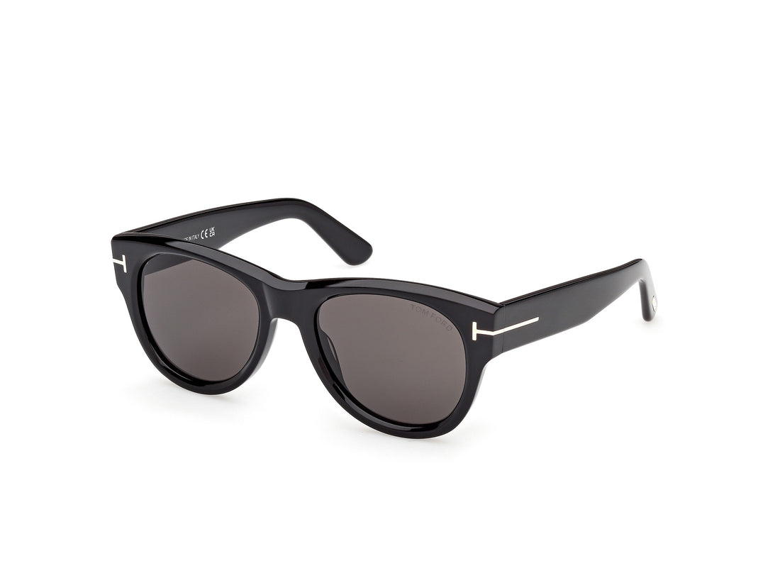 Gafas de sol tom ford ft1305 burton-02 01a negro round masculino talla 52mm - Vista principal