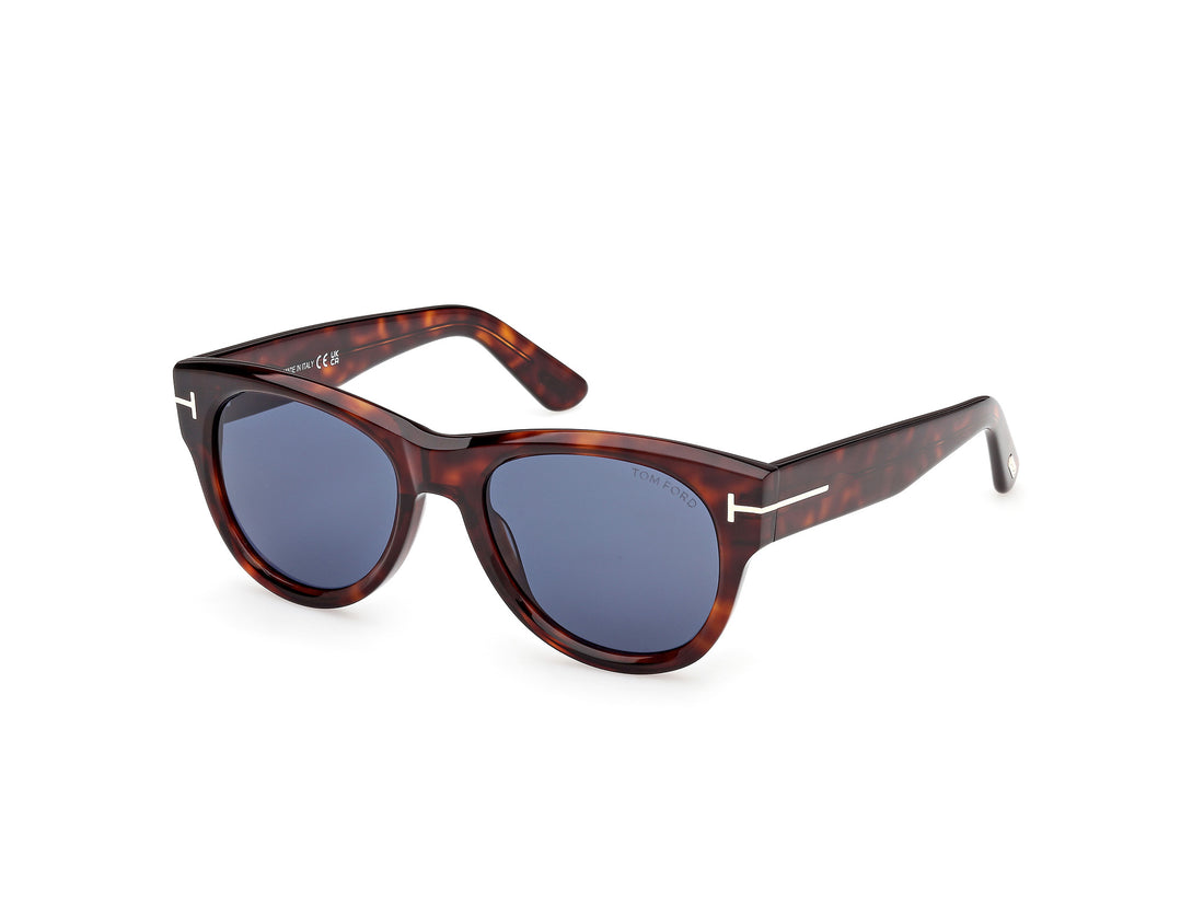 Gafas de sol tom ford ft1305 burton-02 54v havana round masculino talla 52mm - Vista principal