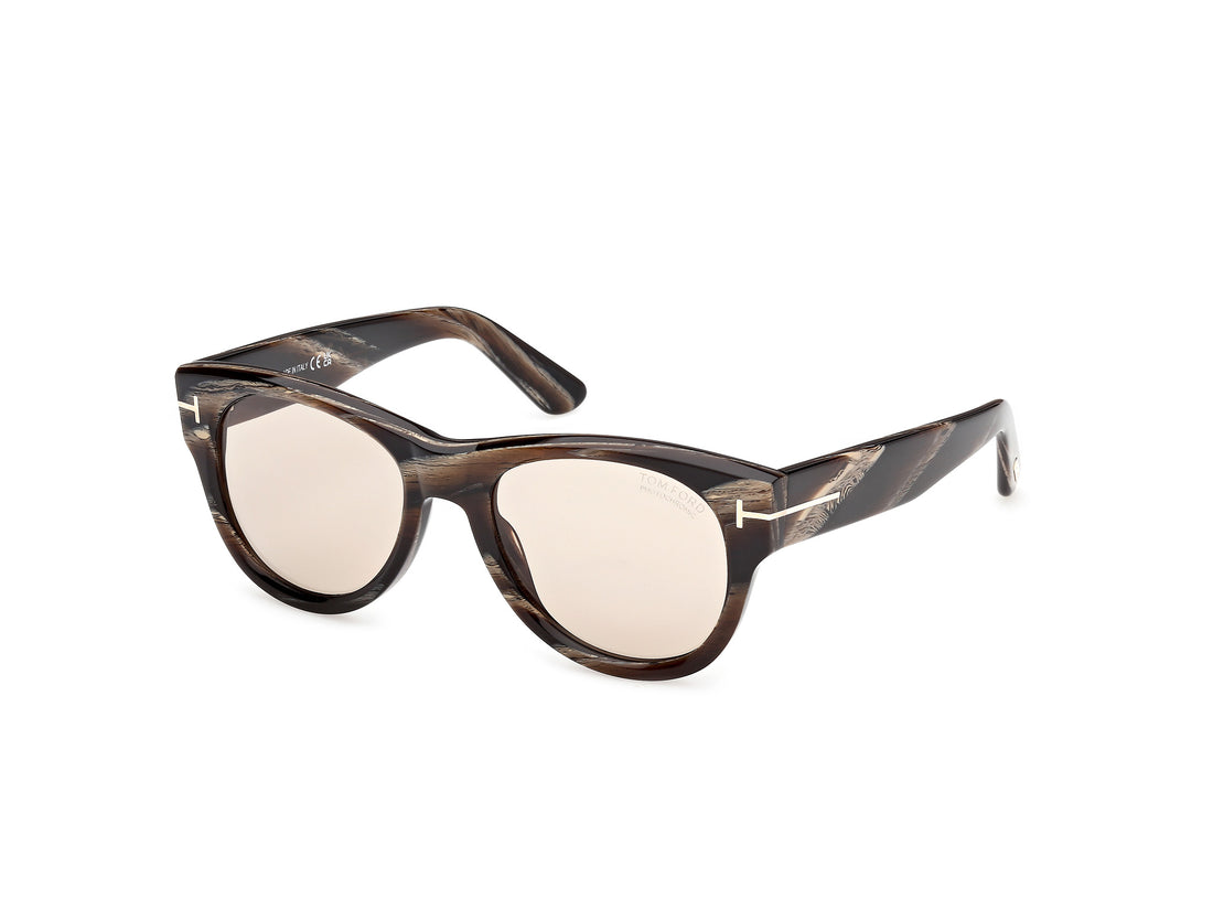 Sonnenbrillen tom ford ft1305 burton-02 64e round masculino größe 52mm - Hauptansicht