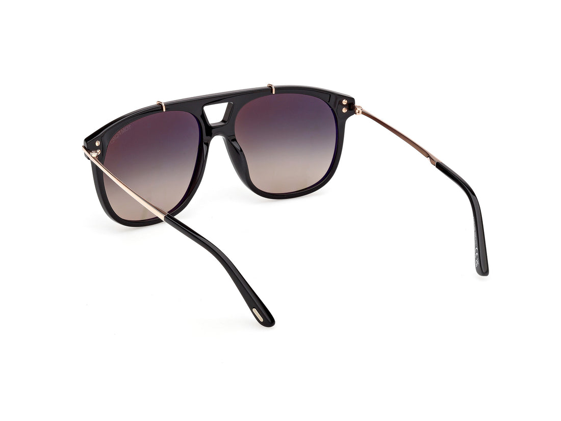 Sonnenbrillen tom ford ft1306 sam-02 01b negro navigator unisex größe 58mm - Detailansicht