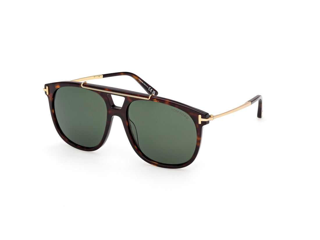 Occhiali da sole tom ford ft1306 sam-02 52n havana navigator unisex taglia 58mm - Vista principale