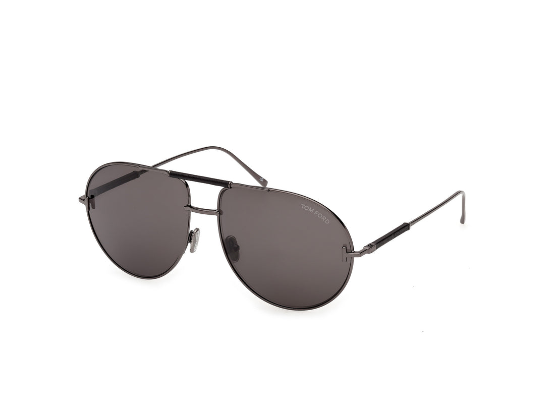 Sonnenbrillen tom ford ft1308 lou-02 08a plateado pilot unisex größe 62mm - Hauptansicht