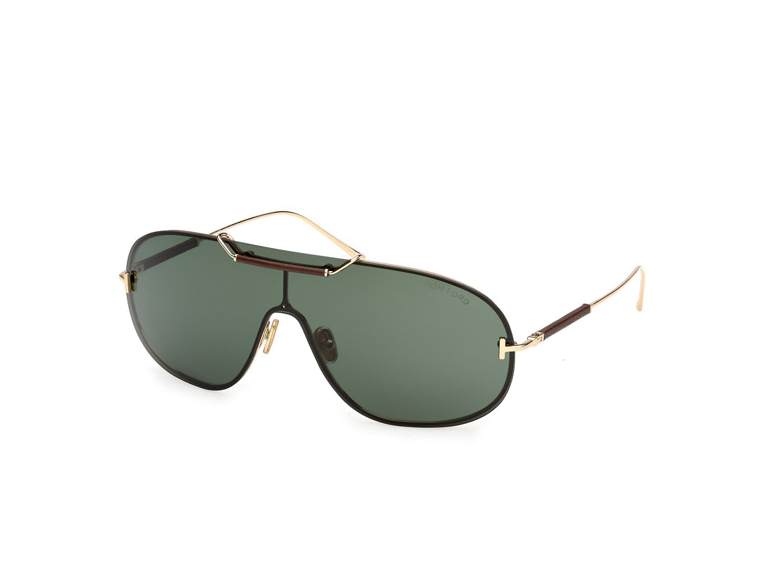 Sonnenbrillen tom ford ft1309 tyler-02 30n dorado shield unisex größe 0mm - Hauptansicht