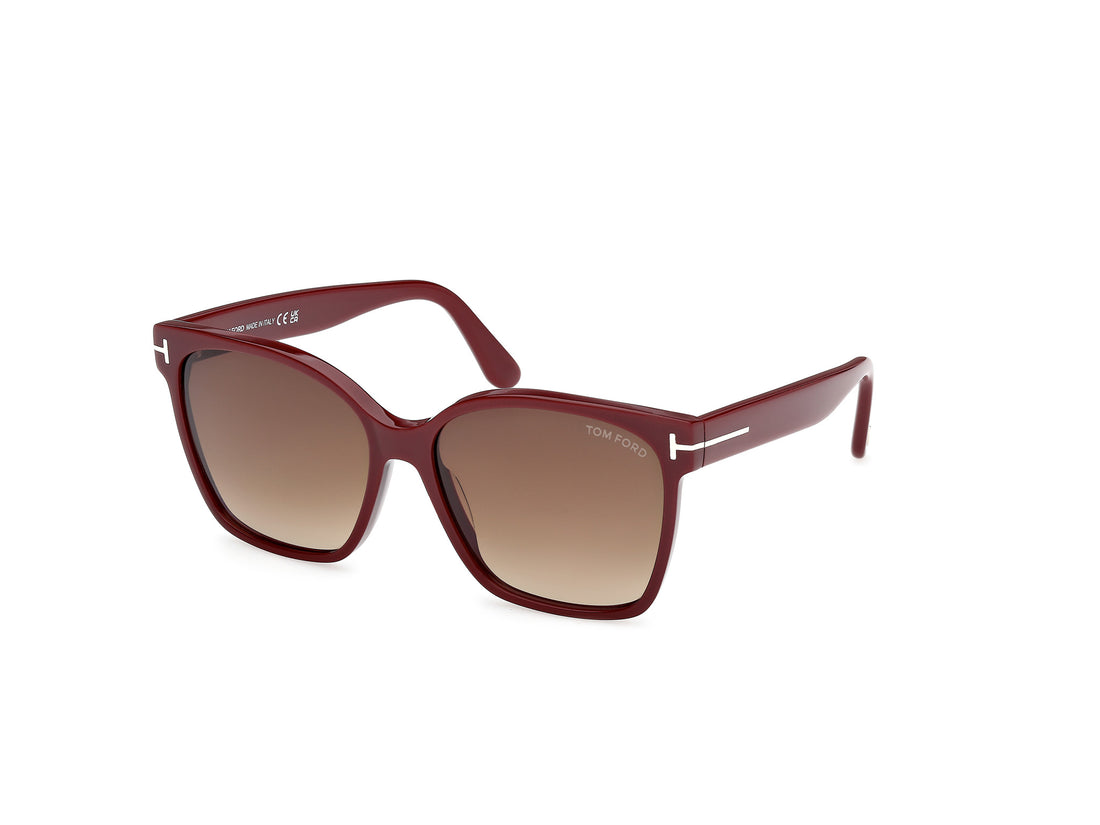 Gafas de sol tom ford ft1312 iris-02 69f burdeos butterfly femenino talla 56mm - Vista principal