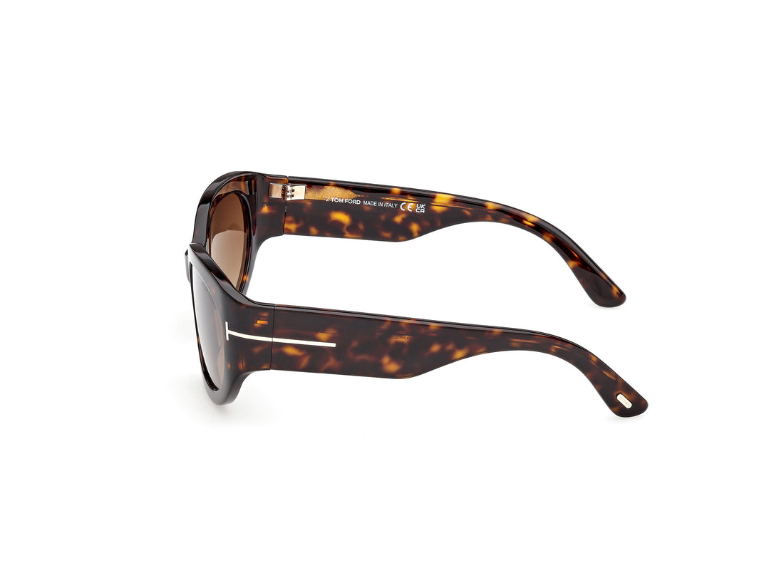Sonnenbrillen tom ford ft1313 arizona-02 52f havana rectangular femenino größe 53mm - Detailansicht