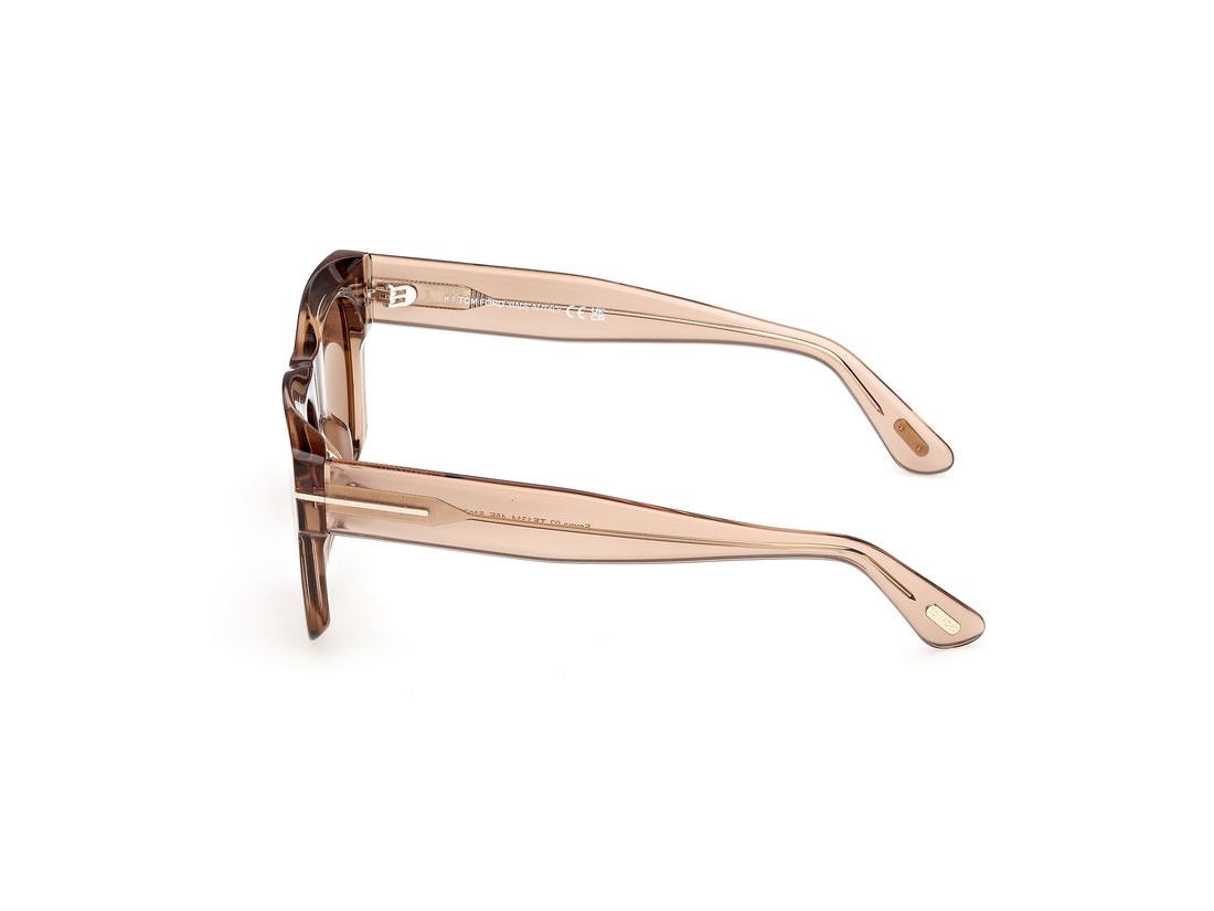Gafas de sol tom ford ft1314 emma-02 45e marron square femenino talla 51mm - Vista de detalle