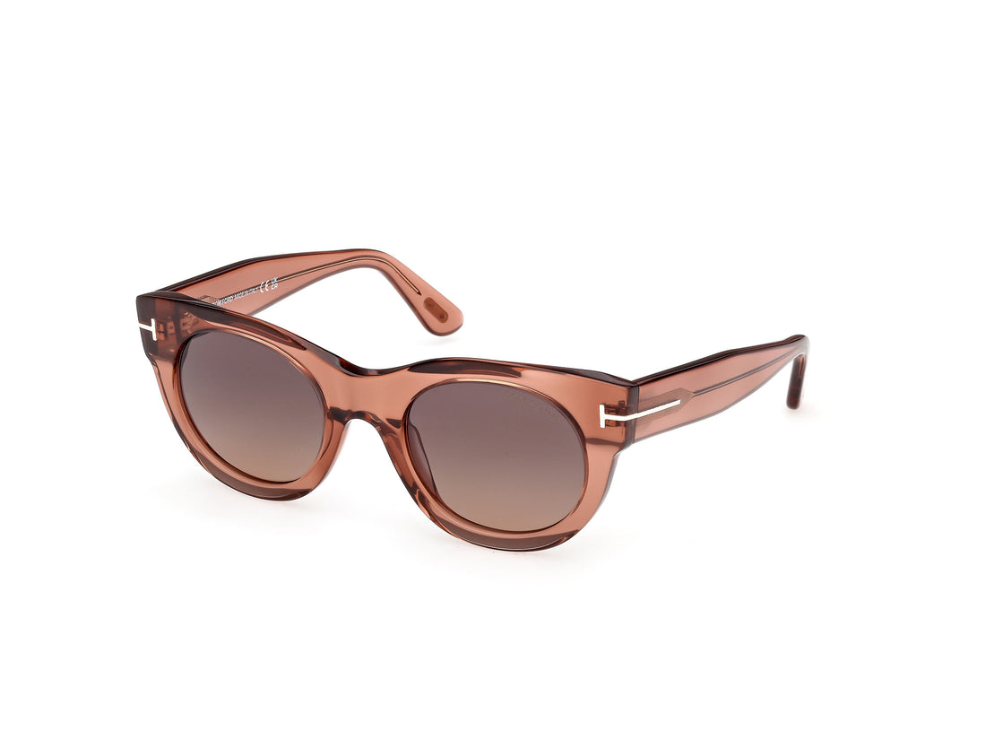 Gafas de sol tom ford ft1315 marine-02 45t marron round femenino talla 50mm - Vista principal
