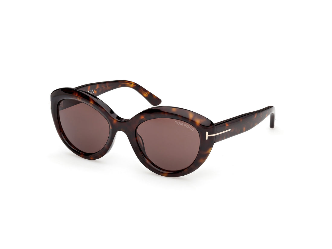 Gafas de sol tom ford ft1316 stacy-02 52e havana cat eye femenino talla 53mm - Vista principal