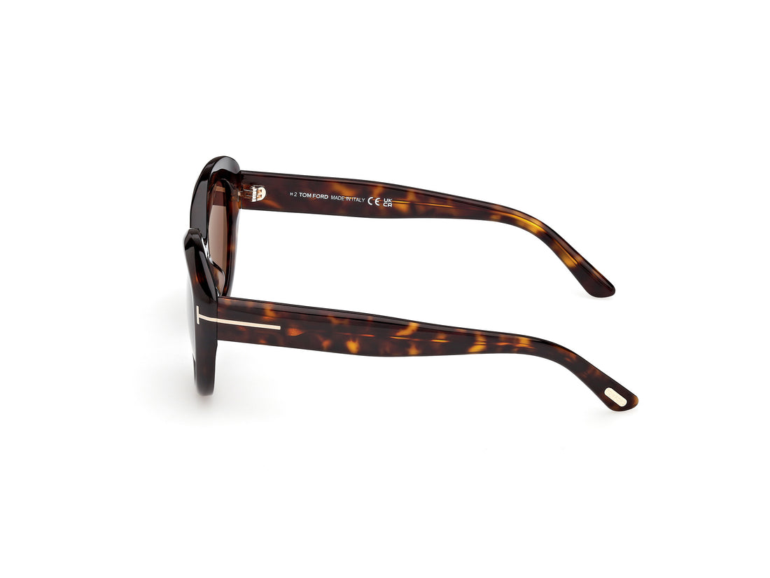 Gafas de sol tom ford ft1316 stacy-02 52e havana cat eye femenino talla 53mm - Vista de detalle