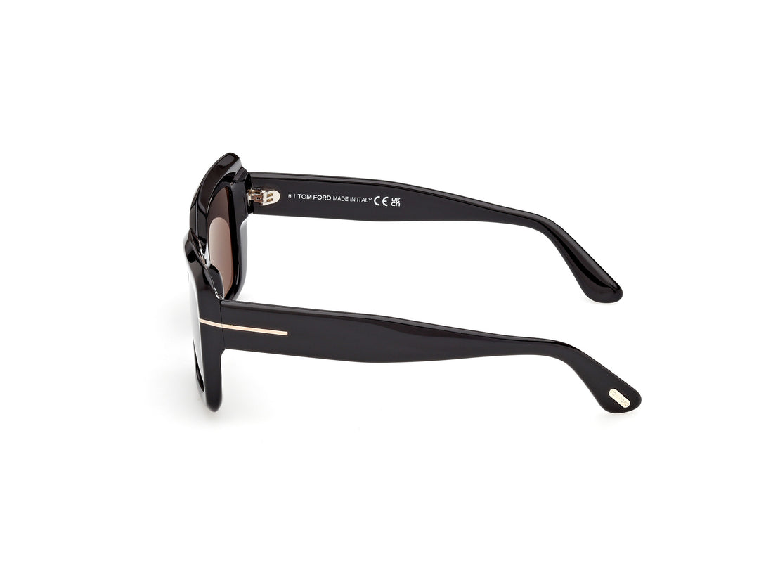 Sonnenbrillen tom ford ft1318 leila-02 01a negro rectangular femenino größe 52mm - Detailansicht