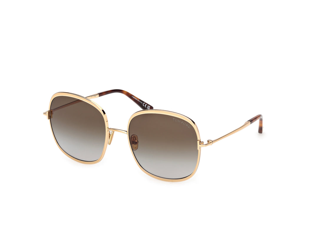 Gafas de sol tom ford ft1320 sofia-02 30p dorado round femenino talla 57mm - Vista principal