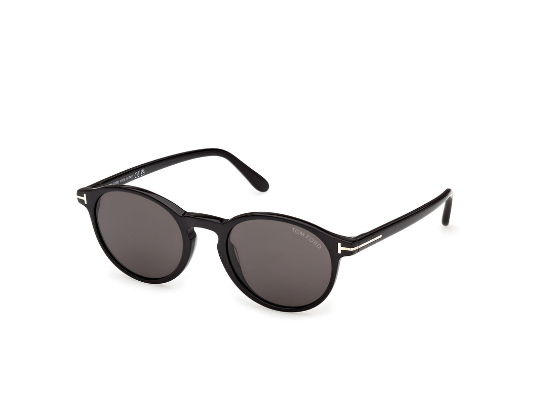 Occhiali da sole tom ford ft1331 prescott-02 01a negro round masculino taglia 51mm - Vista principale