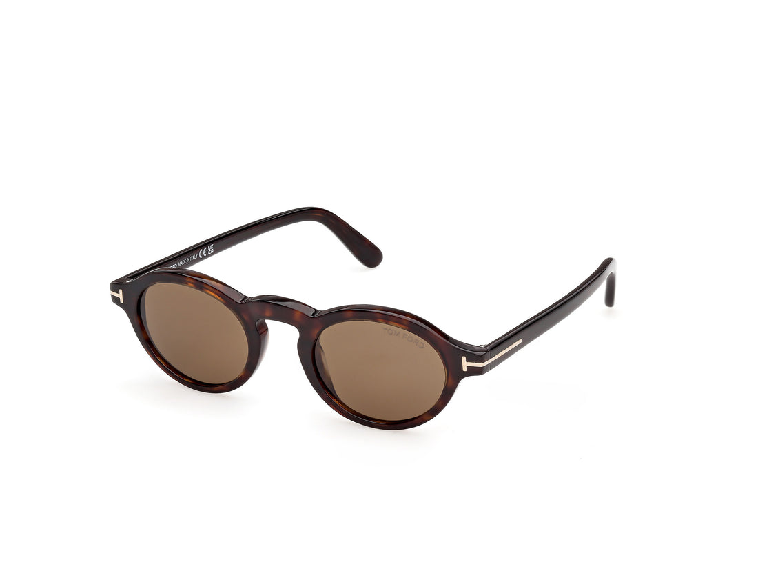 Occhiali da sole tom ford ft1332 aristotele-02 52j havana oval masculino taglia 48mm - Vista principale