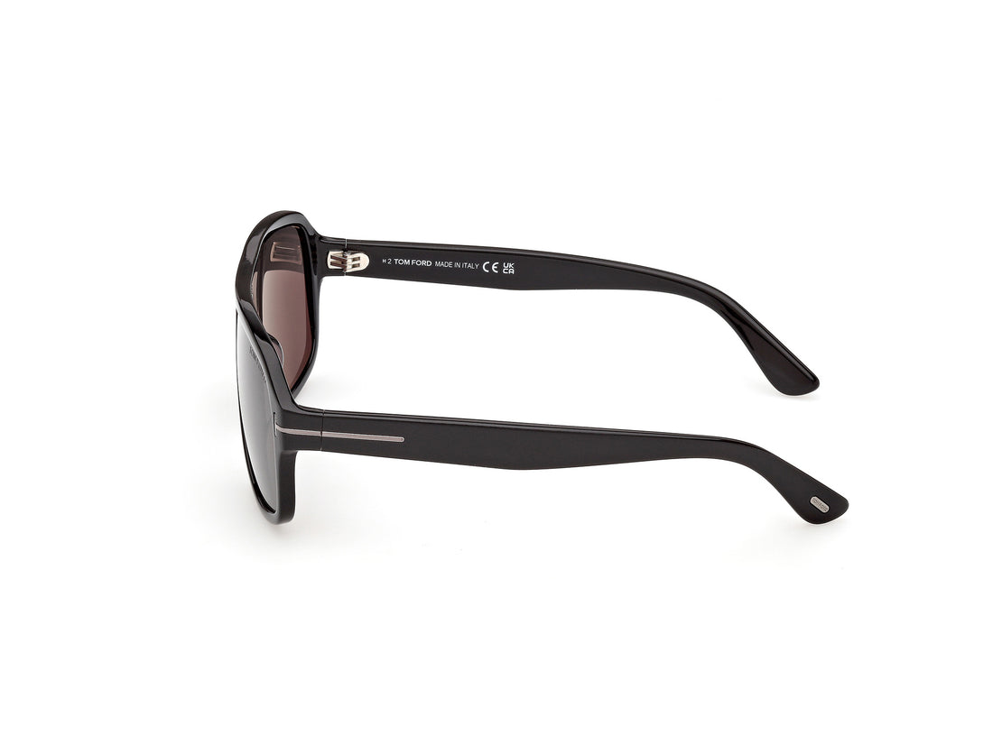 Gafas de sol tom ford ft1335-n william-02 01a negro navigator masculino talla 63mm - Vista de detalle