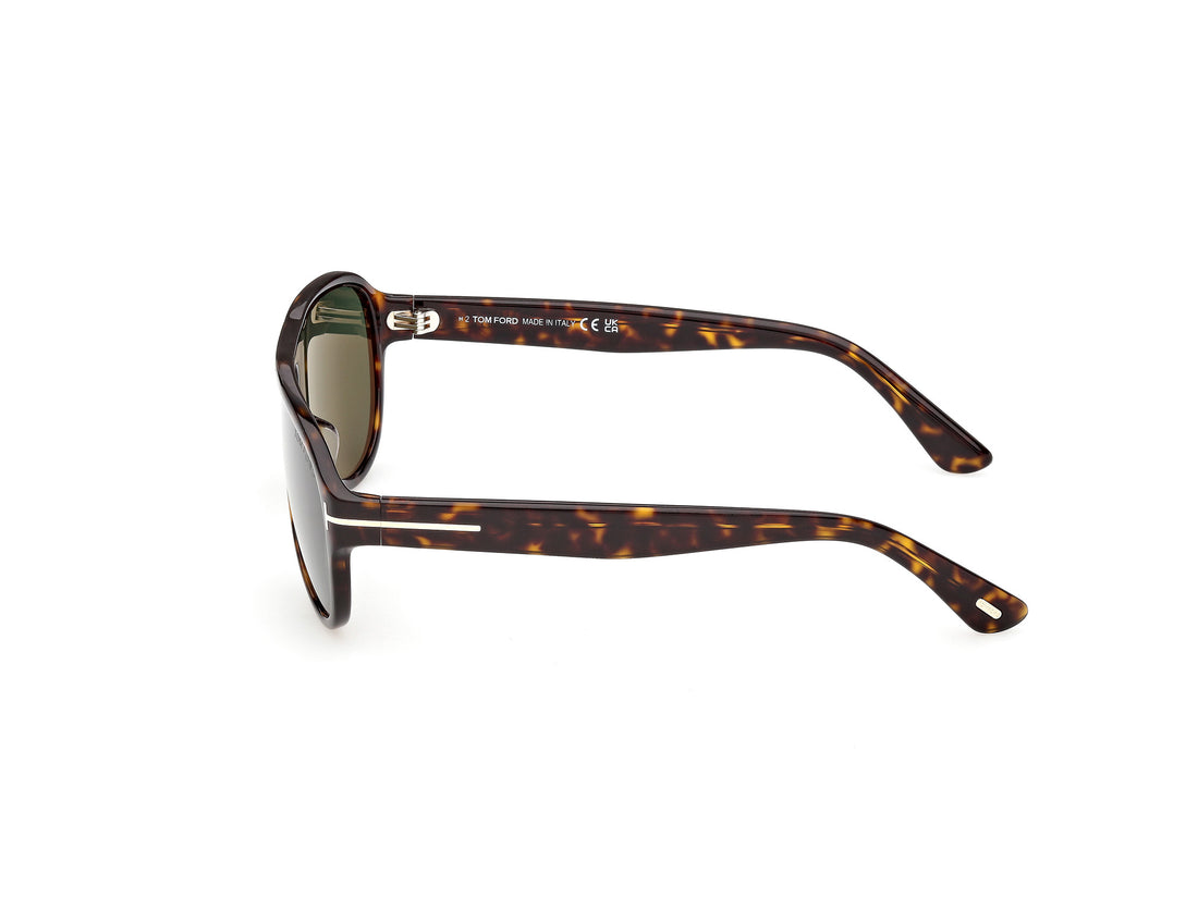 Sonnenbrillen tom ford ft1336 samuele-02 52n havana pilot masculino größe 61mm - Detailansicht