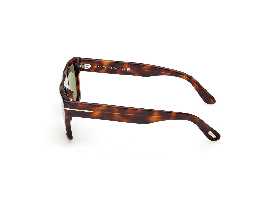 Sonnenbrillen tom ford ft1337 cyrus-02 53n havana square masculino größe 53mm - Detailansicht