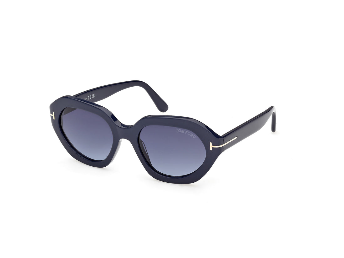 Sonnenbrillen tom ford ft1341 meryl-02 90w azul geometric femenino größe 53mm - Hauptansicht