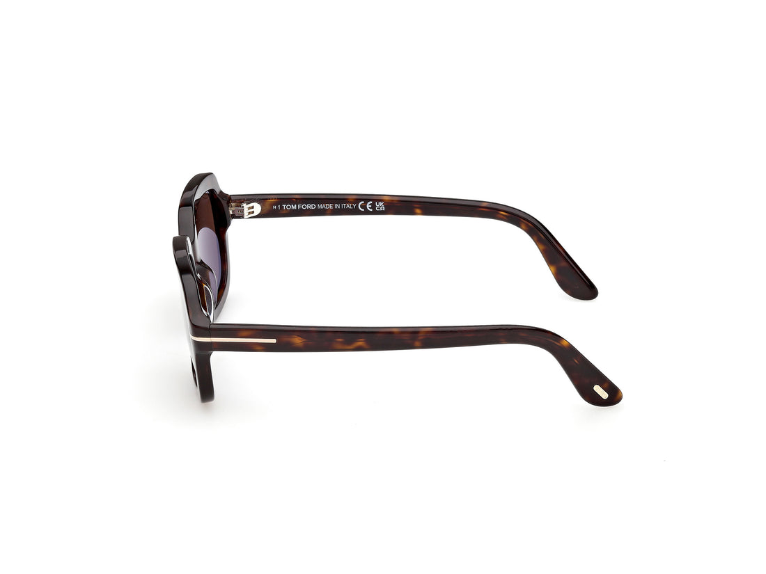 Sonnenbrillen tom ford ft1342 lana-02 52e havana rectangular femenino größe 53mm - Detailansicht