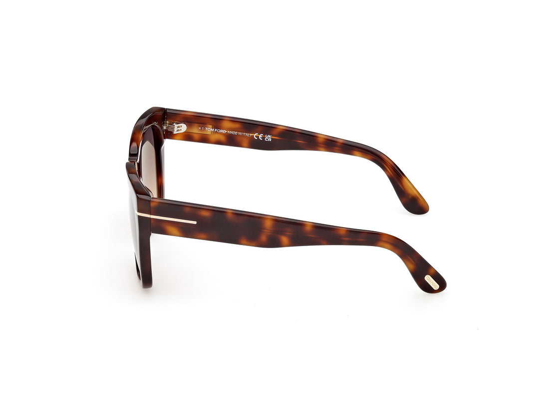 Gafas de sol tom ford ft1343 flynn-02 53b havana butterfly femenino talla 55mm - Vista de detalle
