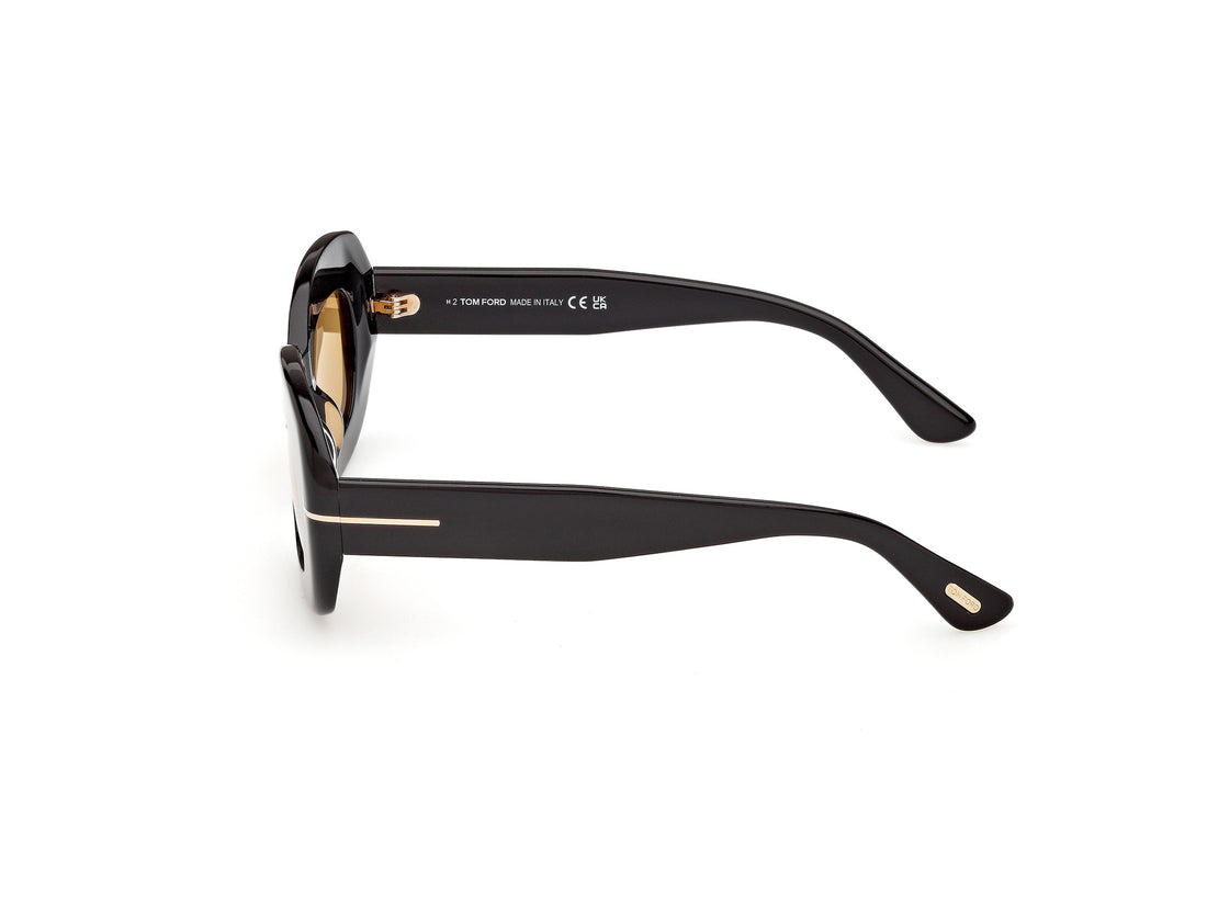 Gafas de sol tom ford ft1345 islay-02 01e negro rectangular femenino talla 50mm - Vista de detalle