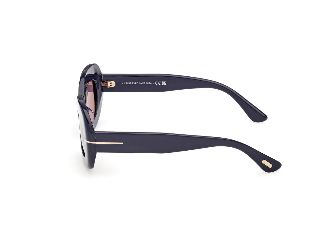 Gafas de sol tom ford ft1345 islay-02 90y azul rectangular femenino talla 50mm - Vista de detalle