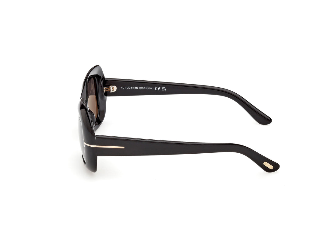 Gafas de sol tom ford ft1347 paloma-02 01a negro rectangular femenino talla 51mm - Vista de detalle