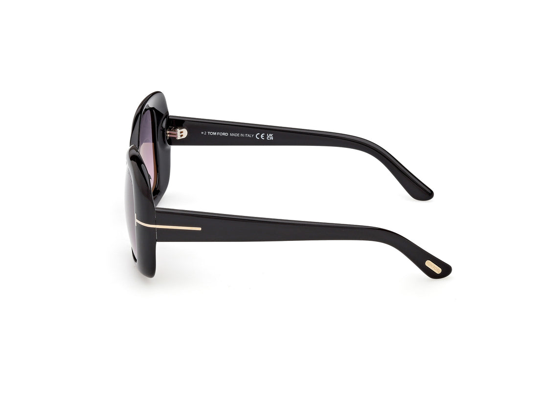 Gafas de sol tom ford ft1348 sandra-02 01b negro square femenino talla 52mm - Vista de detalle