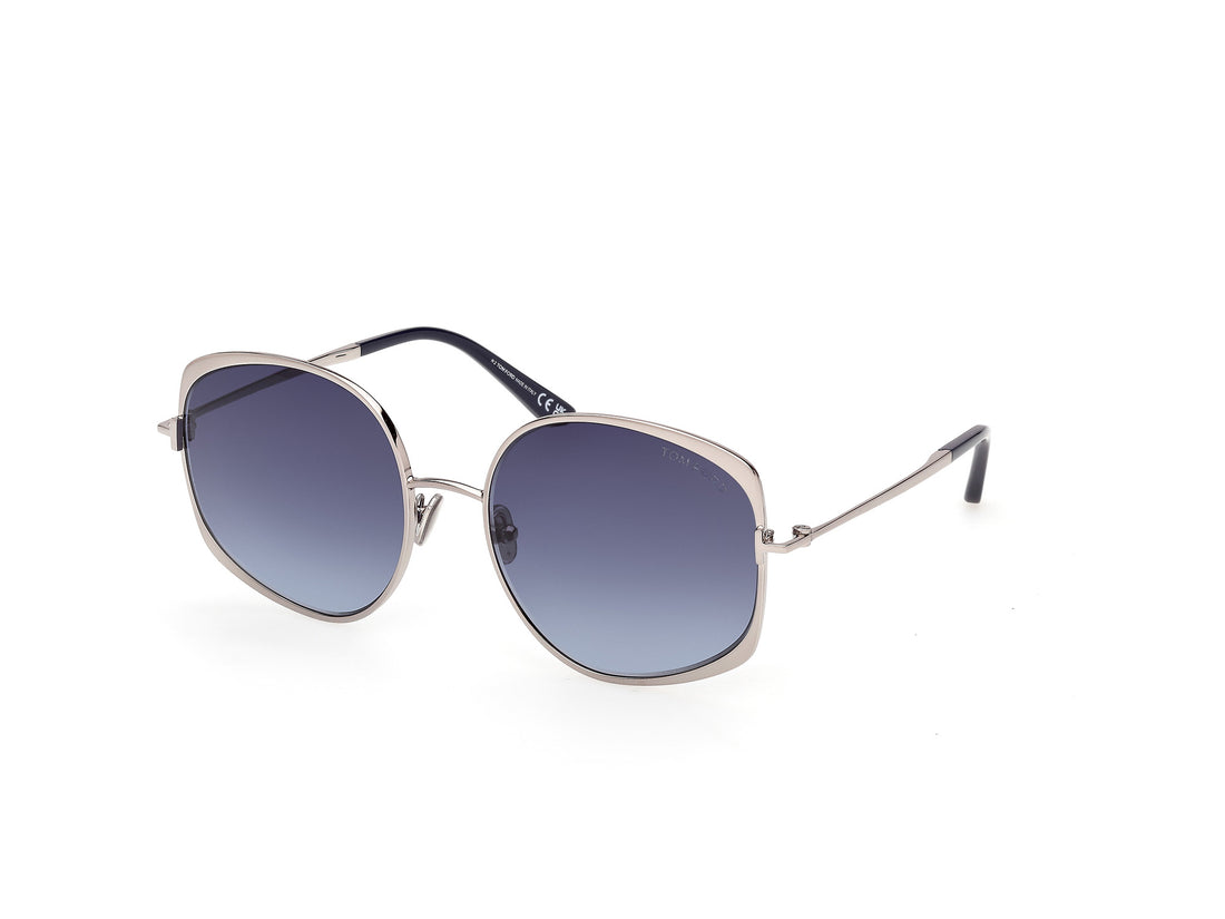 Gafas de sol tom ford ft1349 abbey-02 14w plateado round femenino talla 58mm - Vista principal