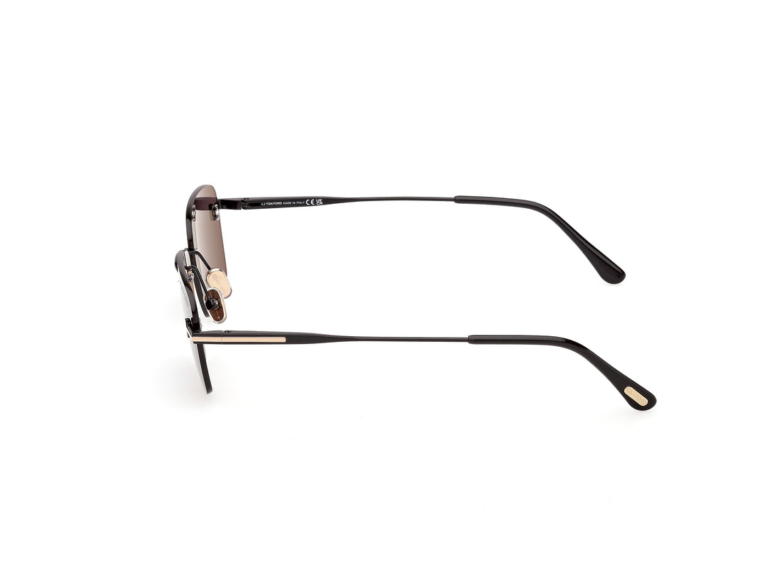 Sonnenbrillen tom ford ft1354 jake-02 01a negro rectangular unisex größe 54mm - Detailansicht