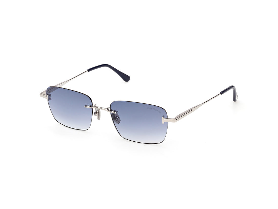 Sonnenbrillen tom ford ft1354 jake-02 16w plateado rectangular unisex größe 54mm - Hauptansicht