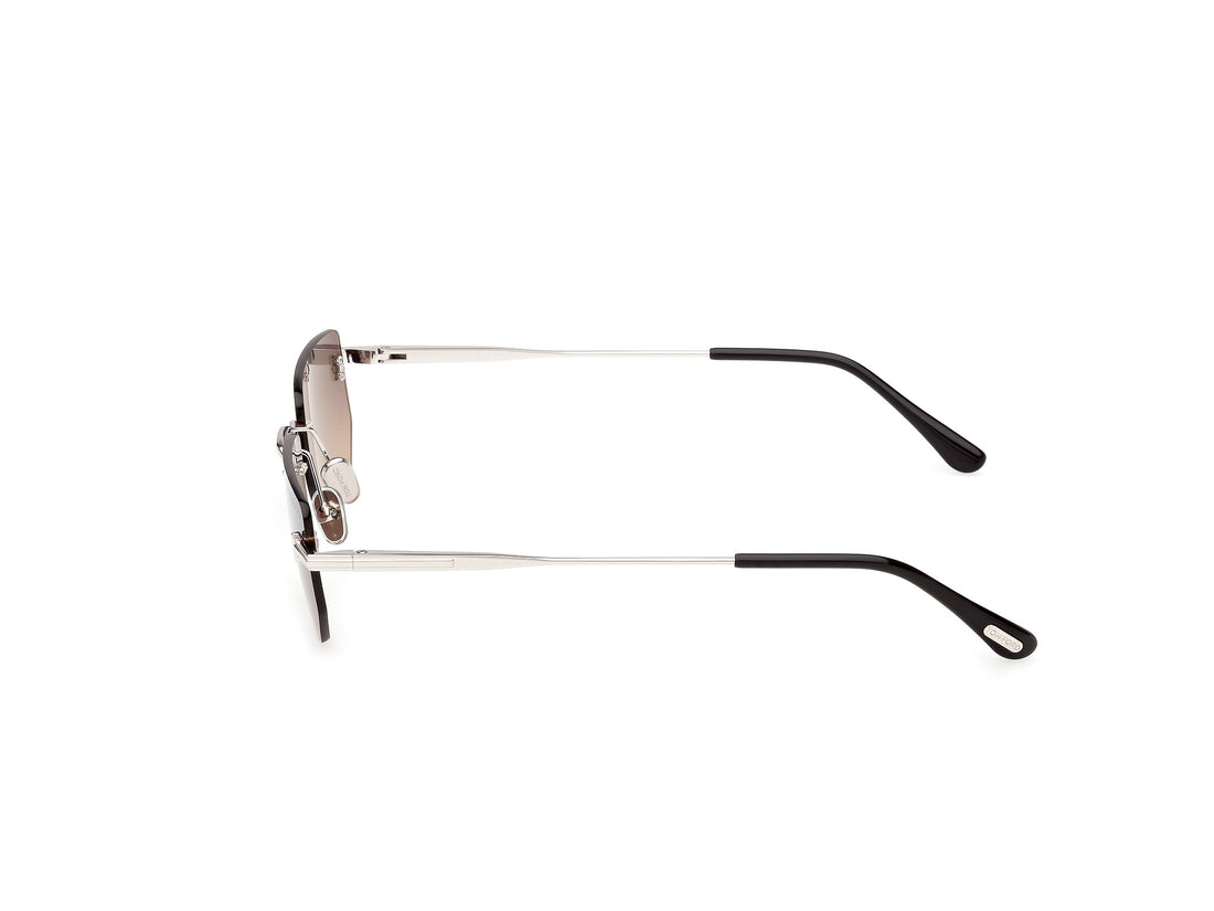 Sonnenbrillen tom ford ft1355 ethan-02 16b plateado geometric unisex größe 53mm - Detailansicht