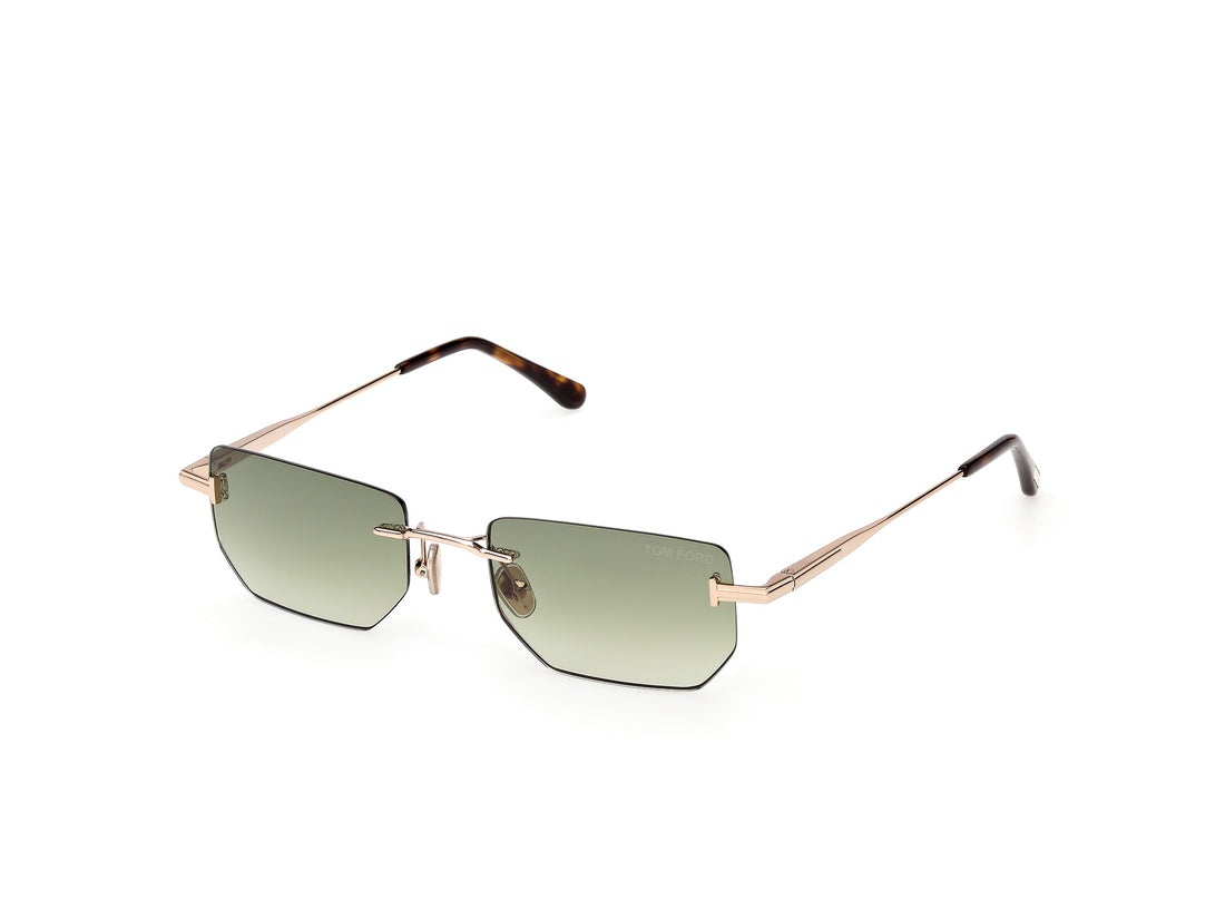 Sonnenbrillen tom ford ft1355 ethan-02 28p dorado geometric unisex größe 53mm - Hauptansicht