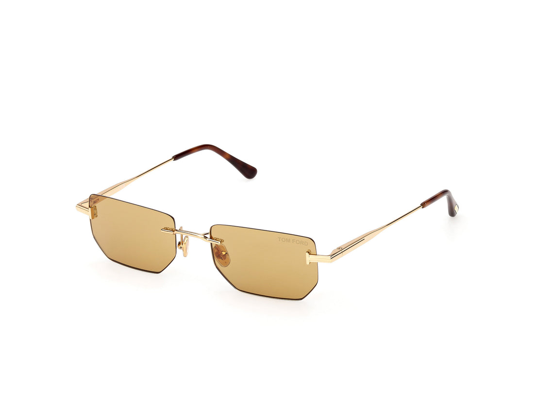 Sonnenbrillen tom ford ft1355 ethan-02 30e dorado geometric unisex größe 53mm - Hauptansicht