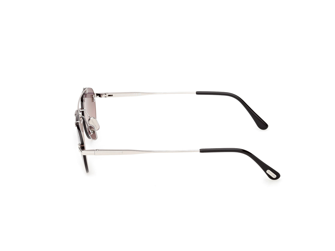 Sonnenbrillen tom ford ft1356 astor-02 16b plateado pilot unisex größe 55mm - Detailansicht