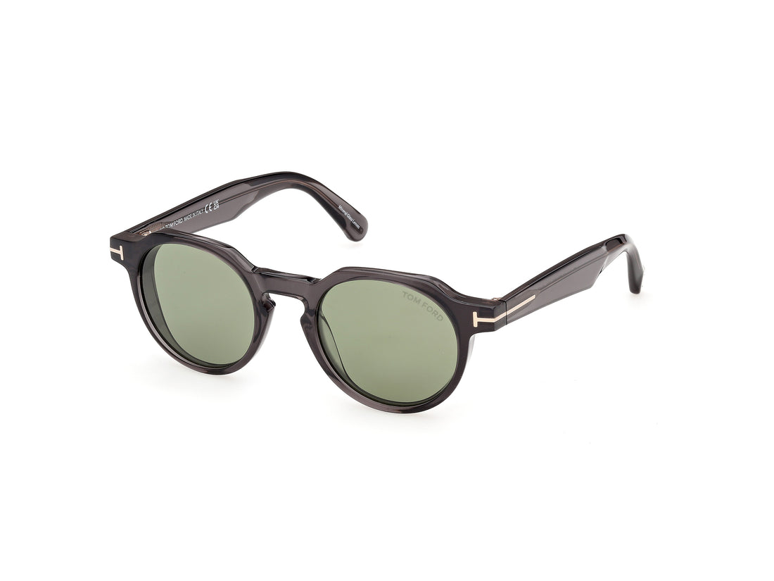 Gafas de sol tom ford ft1358 thomas-02 20n gris round masculino talla 49mm - Vista principal