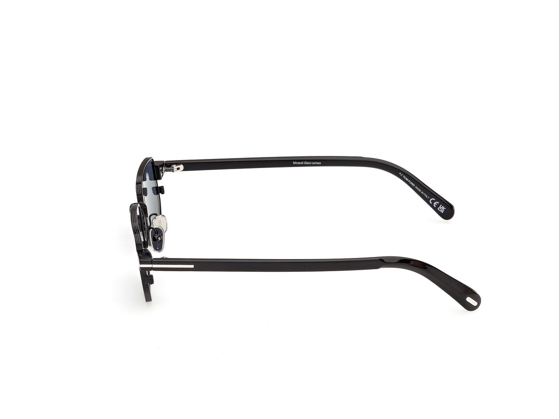 Gafas de sol tom ford ft1360 liam-02 01v negro rectangular masculino talla 51mm - Vista de detalle