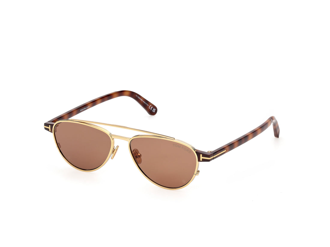 Gafas de sol tom ford ft1361 anthony-02 30e dorado pilot masculino talla 55mm - Vista principal