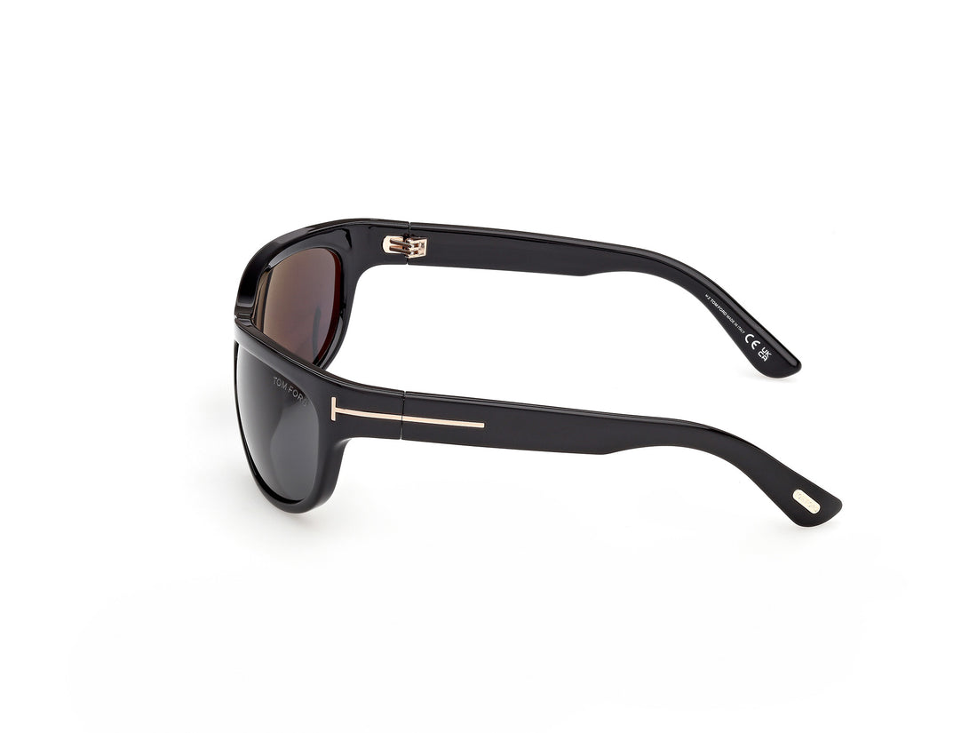 Sonnenbrillen tom ford ft1363 anders-02 01a negro rectangular masculino größe 62mm - Detailansicht