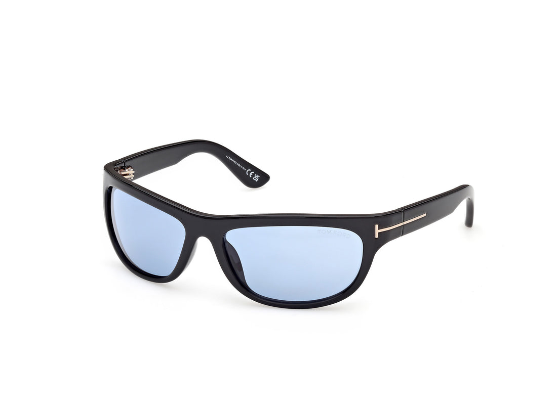 Sonnenbrillen tom ford ft1363 anders-02 01v negro rectangular masculino größe 62mm - Hauptansicht