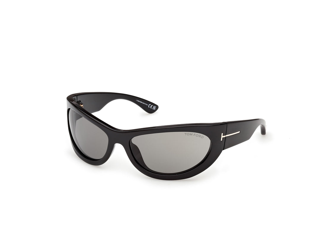 Óculos de sol tom ford ft1365 leona-02 01a negro cat eye femenino tamanho 62mm - Vista principal