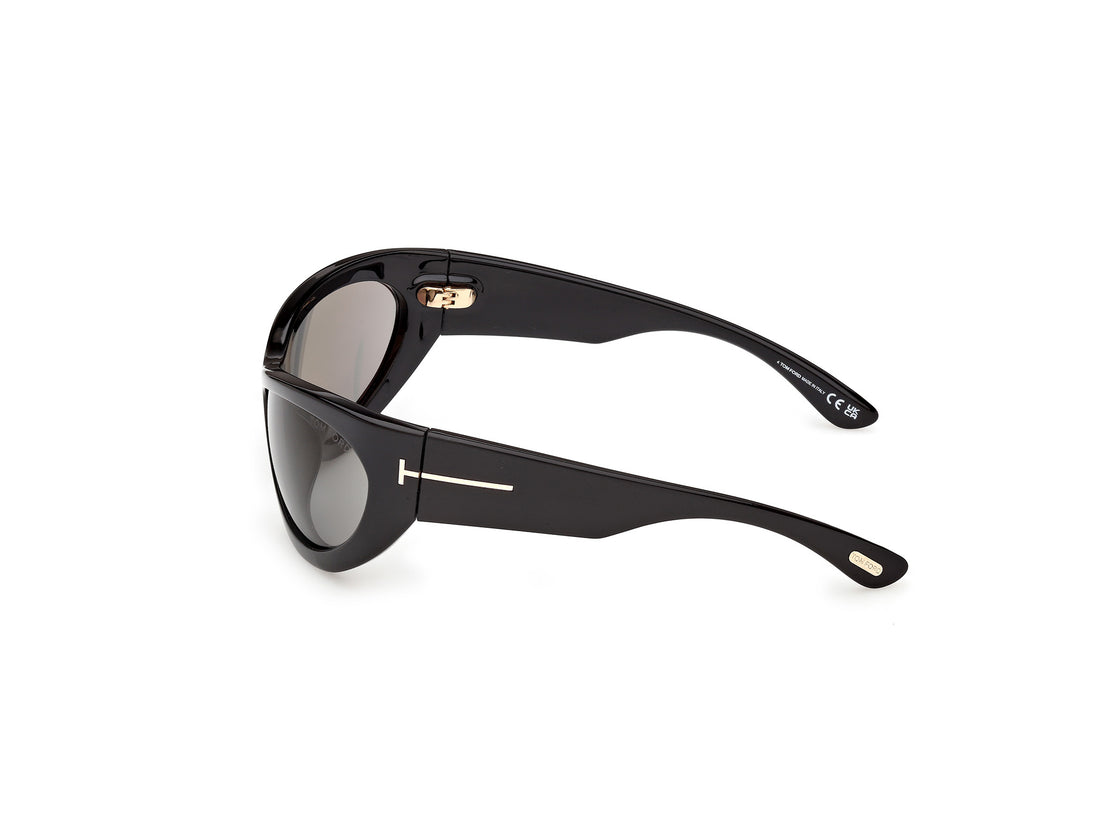 Óculos de sol tom ford ft1365 leona-02 01a negro cat eye femenino tamanho 62mm - Vista de detalhe