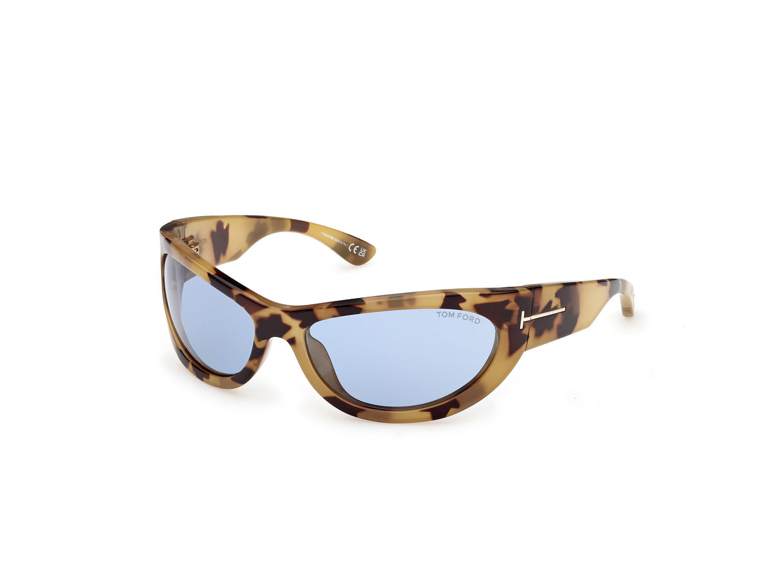 Occhiali da sole tom ford ft1365 leona-02 56v havana cat eye femenino taglia 62mm - Vista principale