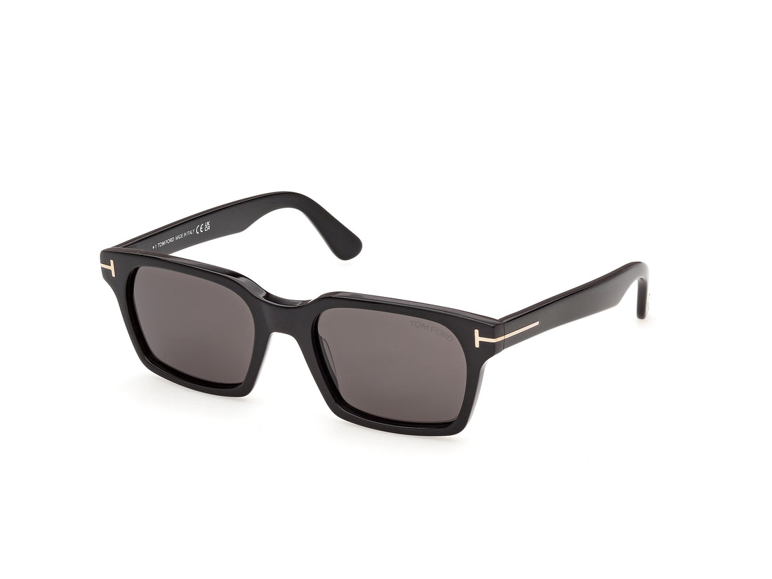 Solbriller tom ford ft1403 hayden-02 01a negro square masculino størrelse 56mm - Detaljeret visning